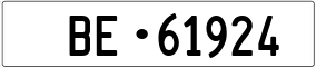 Truck License Plate